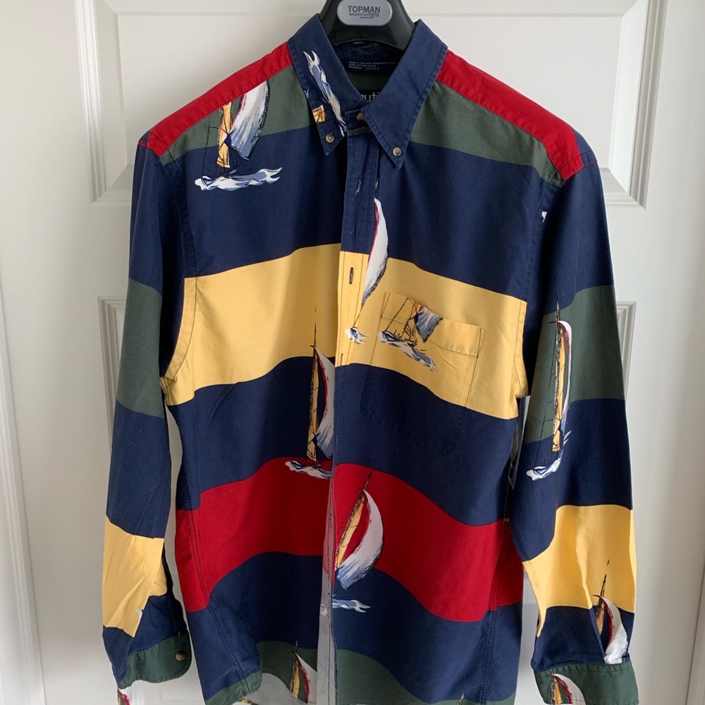 Nautica Vintage Sailboat Multicolor Size Large